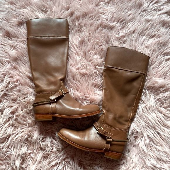 Pour La Victoire Marne Tan Boots - Picture 1 of 4
